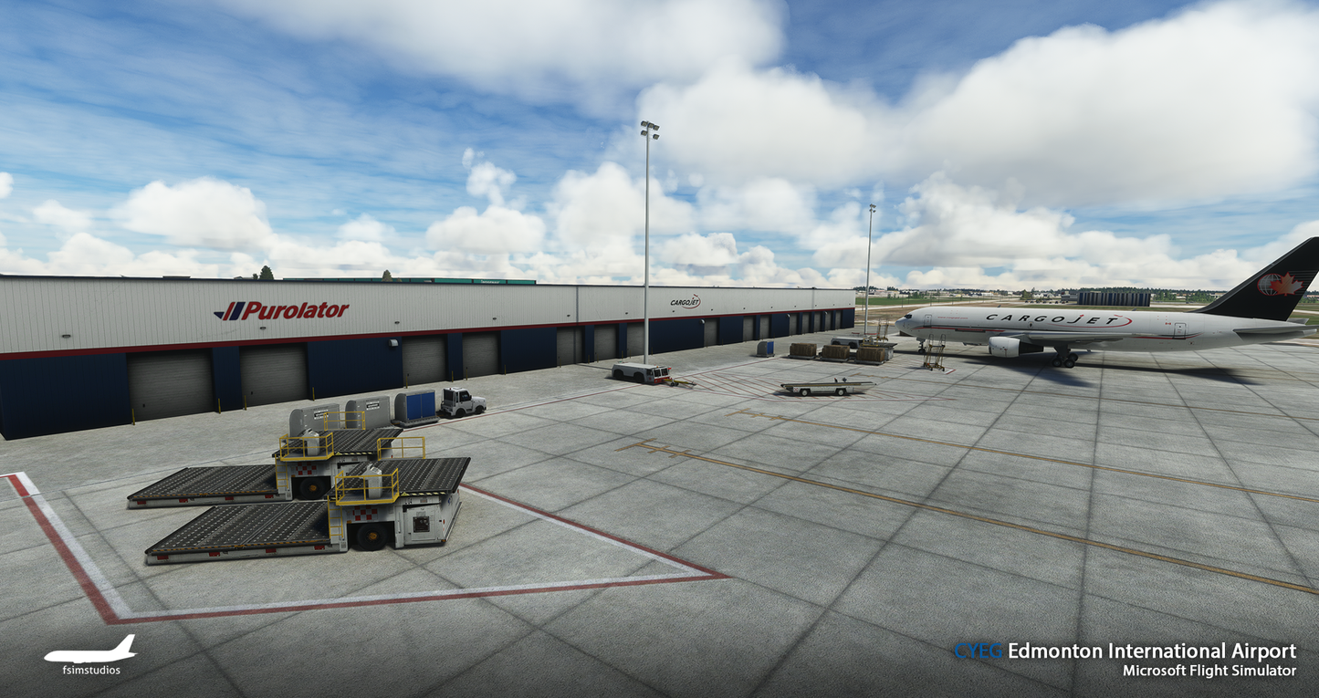 FSimStudios Edmonton International Airport CYEG MSFS