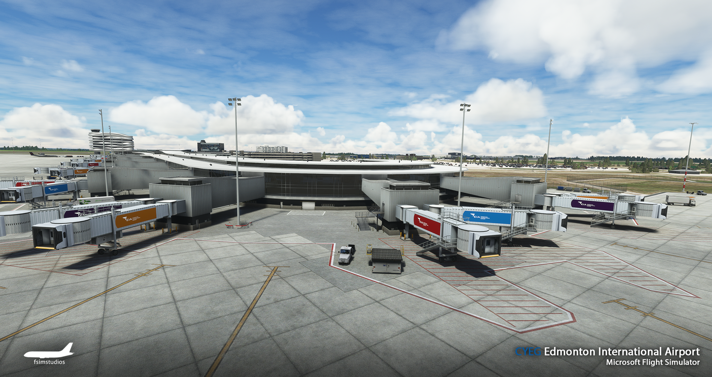 FSimStudios Edmonton International Airport CYEG MSFS