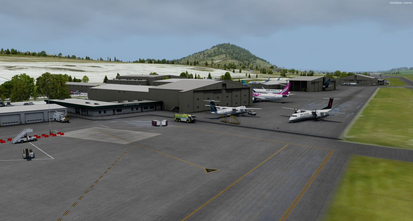 FSimStudios Kelowna International Airport CYLW P3D v4.4+