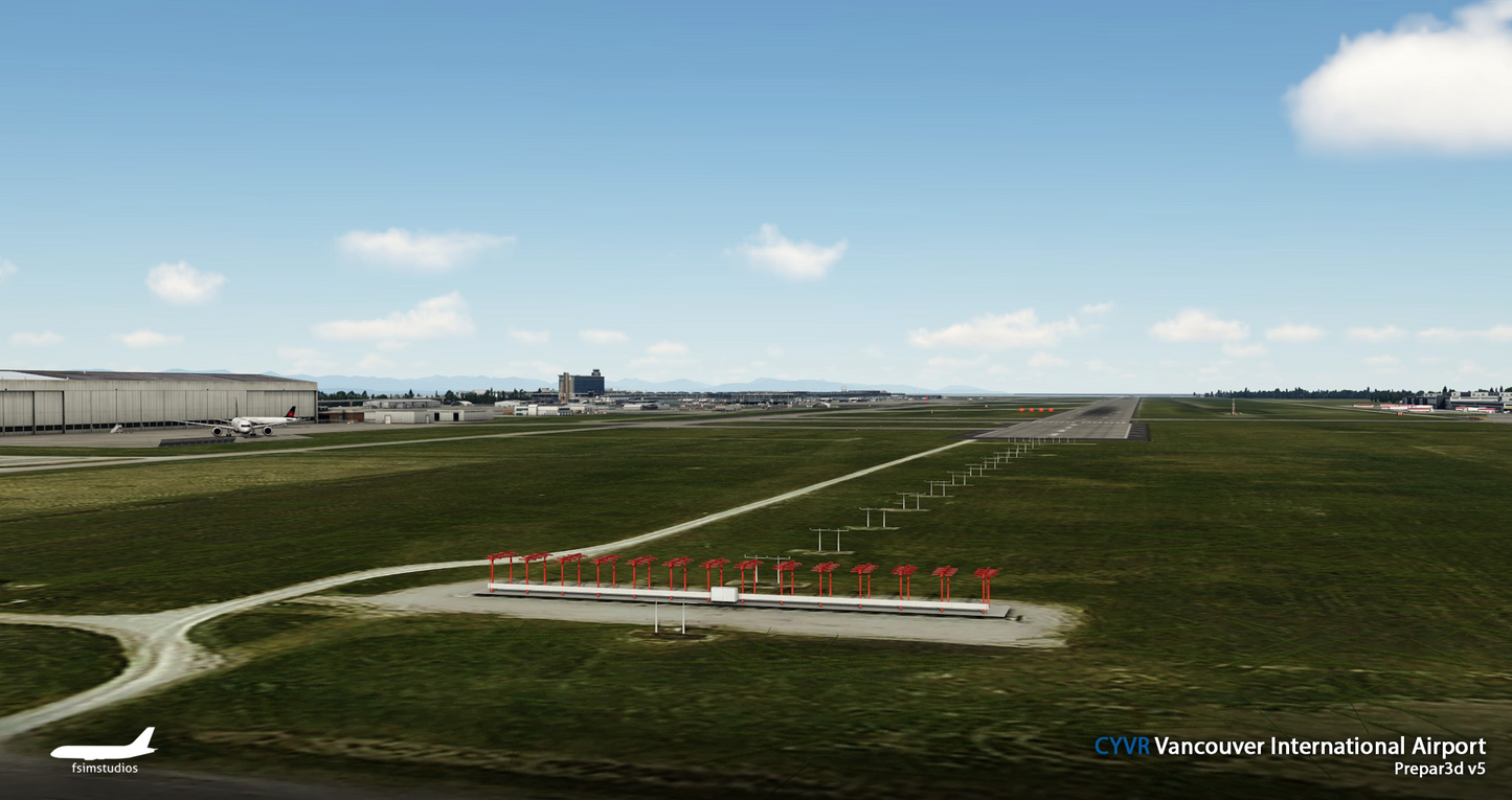 FSimStudios Vancouver International Airport CYVR & Vancouver City P3D v4.4+