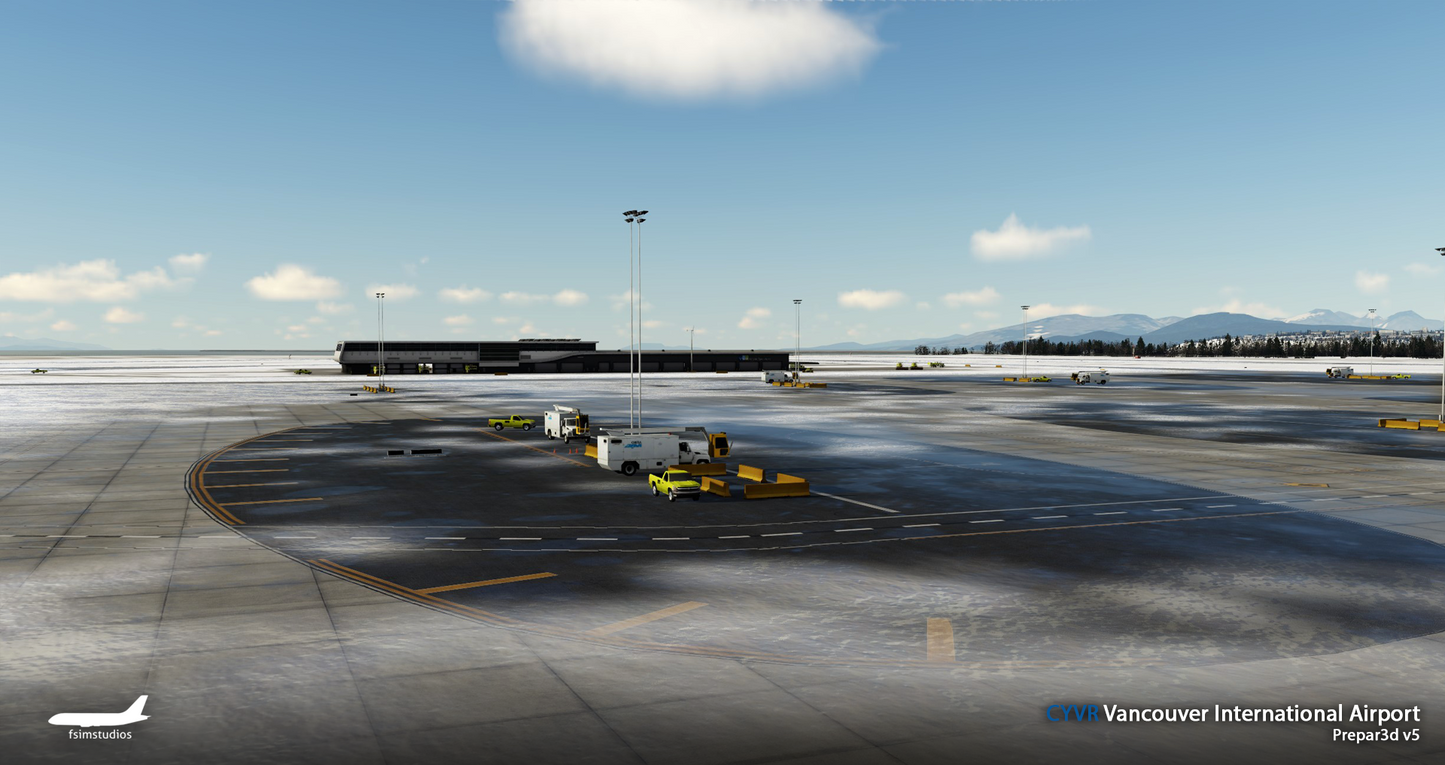 FSimStudios Vancouver International Airport CYVR & Vancouver City P3D v4.4+