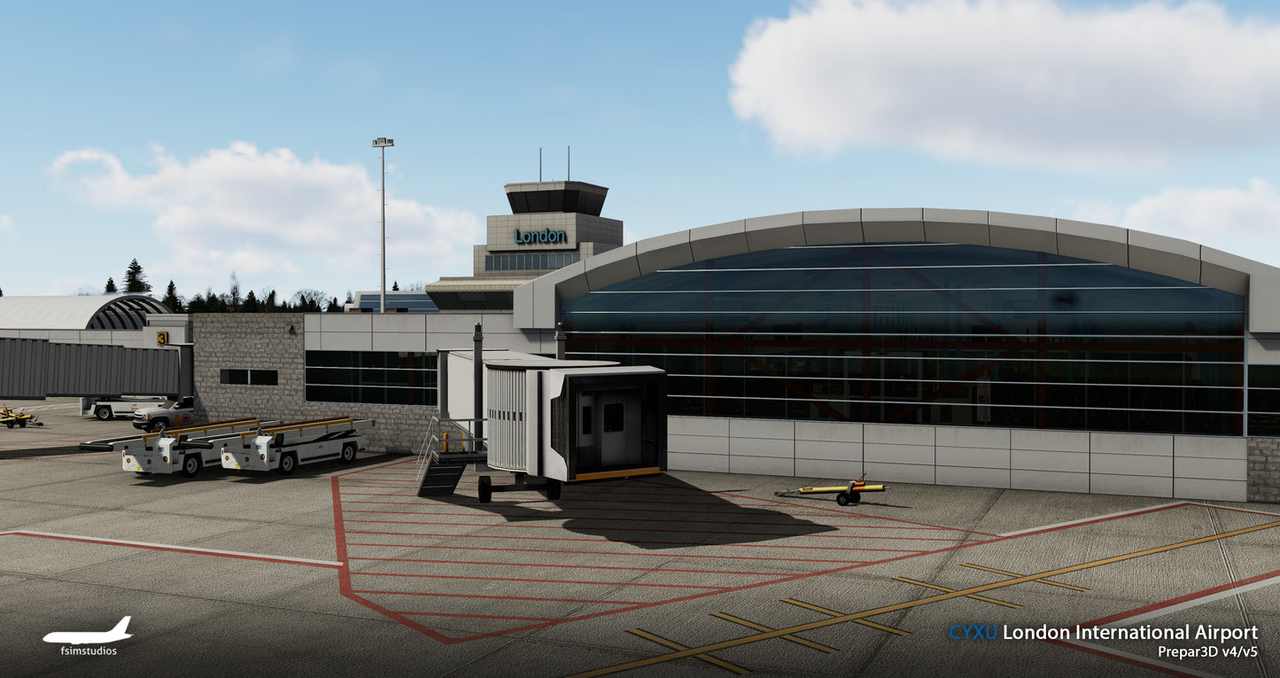 FSimStudios London International Airport CYXU P3Dv4.4+