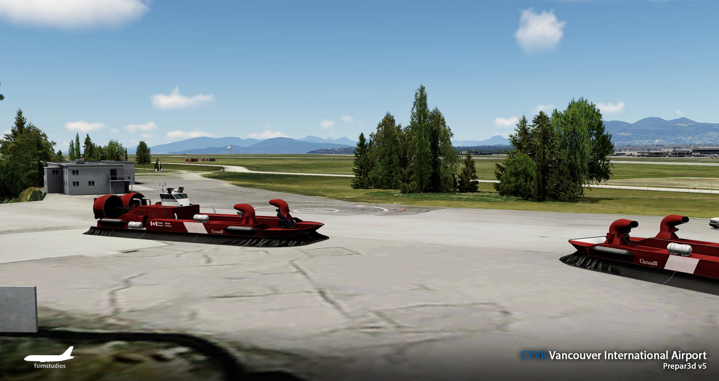 FSimStudios Vancouver International Airport CYVR & Vancouver City P3D v4.4+
