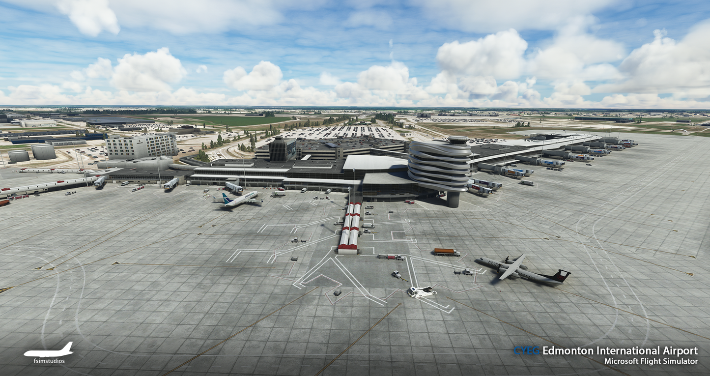 FSimStudios Edmonton International Airport CYEG MSFS