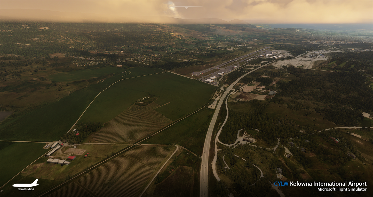 FSimStudios Kelowna International Airport CYLW MSFS