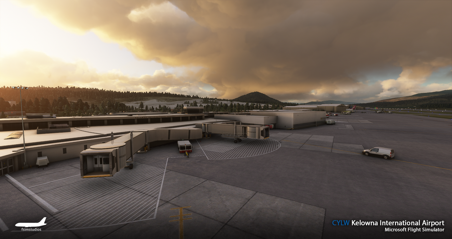FSimStudios Kelowna International Airport CYLW MSFS