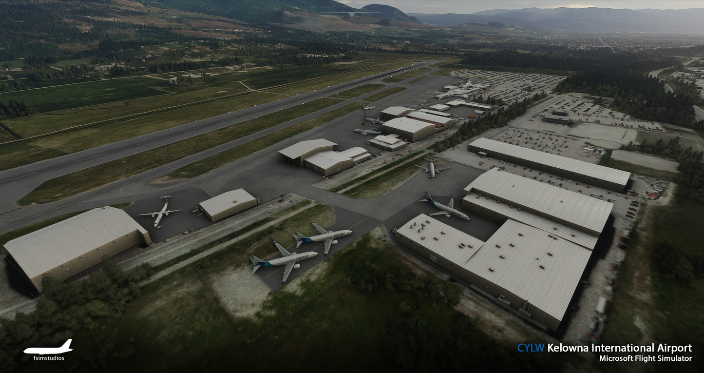 FSimStudios Kelowna International Airport CYLW MSFS