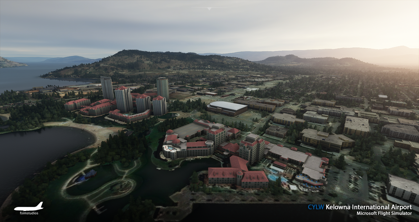FSimStudios Kelowna International Airport CYLW MSFS
