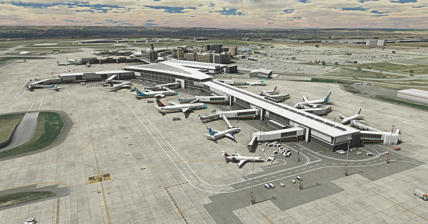 FSimStudios Calgary International Airport CYYC for MSFS