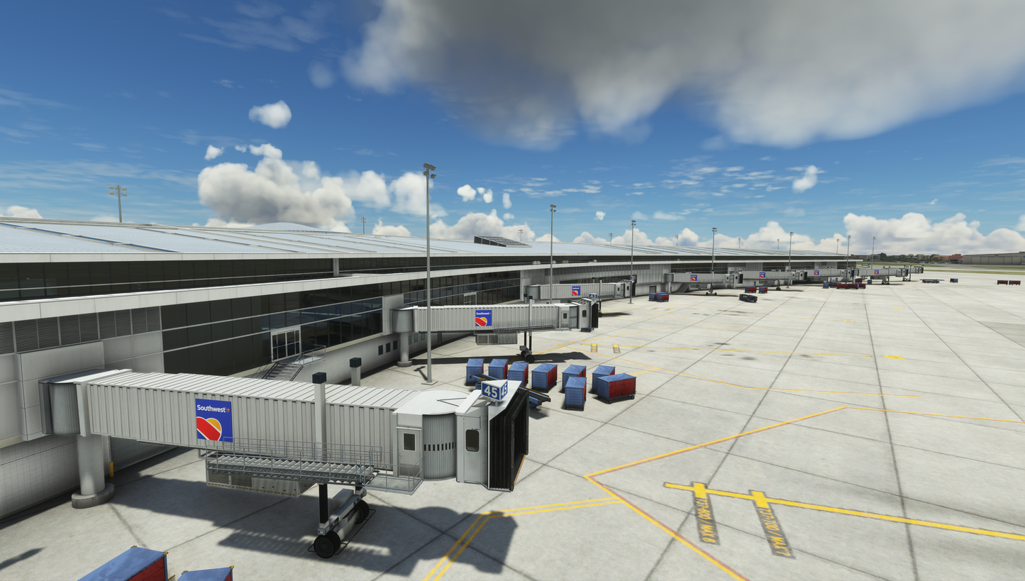 Texan Simulations - Houston William P. Hobby Airport for MSFS