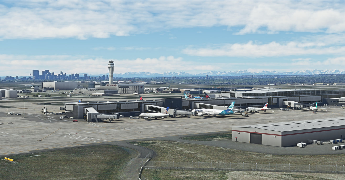 FSimStudios Calgary International Airport CYYC for MSFS