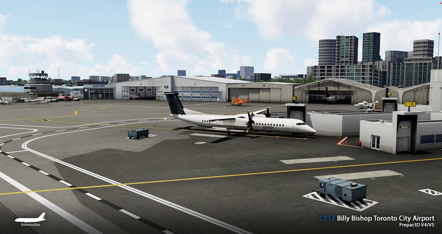 FSimStudios Premium Billy Bishop Toronto City Airport CYTZ P3D