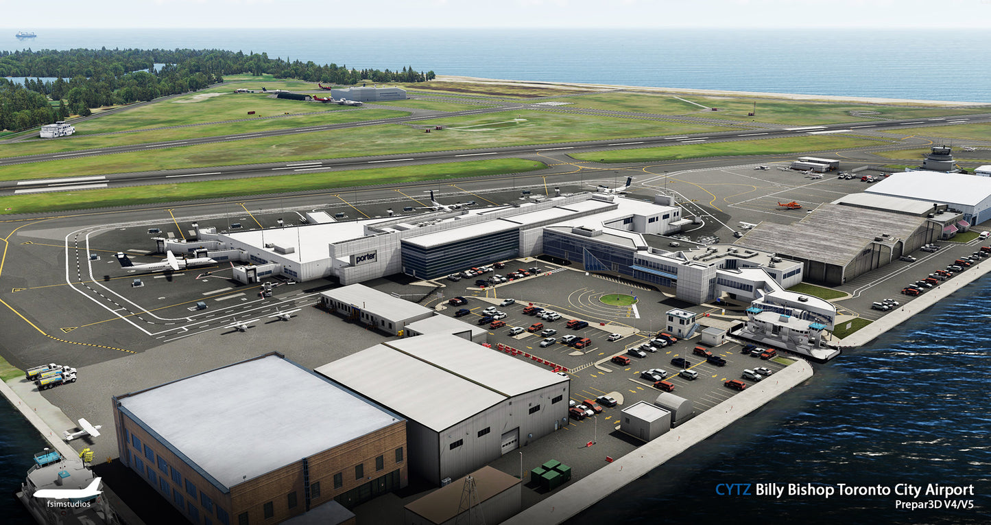 FSimStudios Premium Billy Bishop Toronto City Airport CYTZ P3D