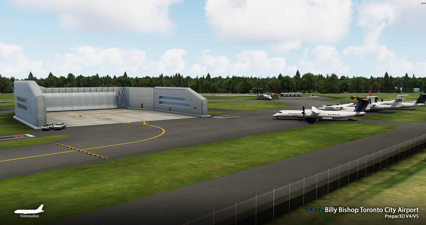 FSimStudios Premium Billy Bishop Toronto City Airport CYTZ P3D