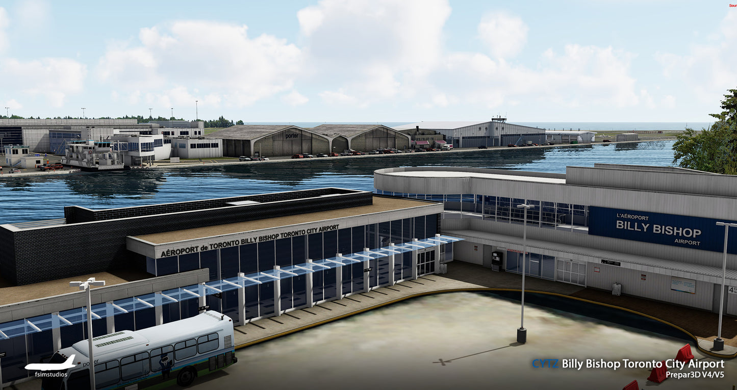 FSimStudios Premium Billy Bishop Toronto City Airport CYTZ P3D