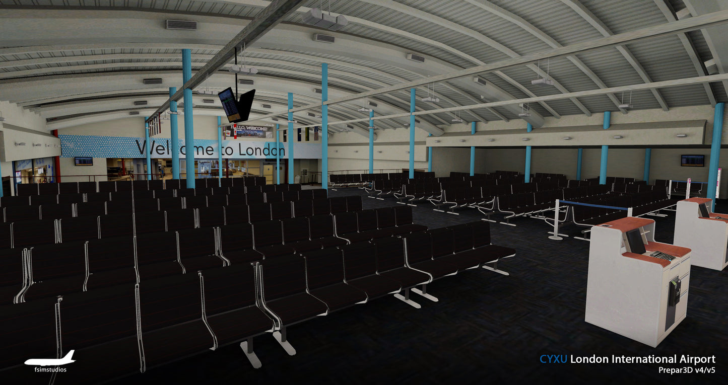 FSimStudios London International Airport CYXU P3Dv4.4+